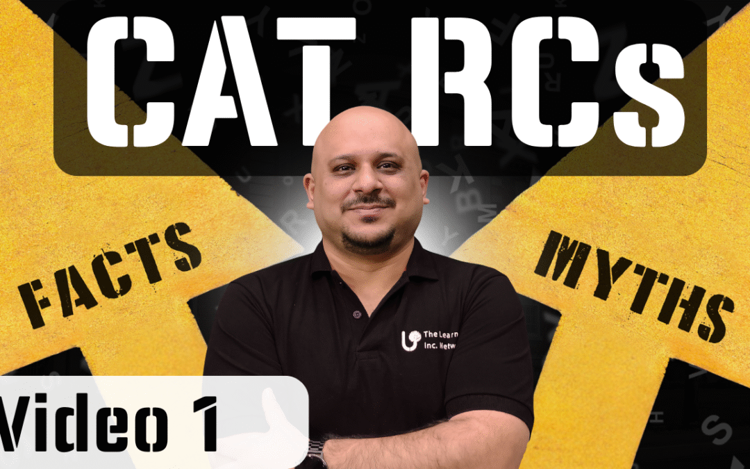 CAT RCs Facts vs. Myths 1: Should you skim and scan? | Prashant sir