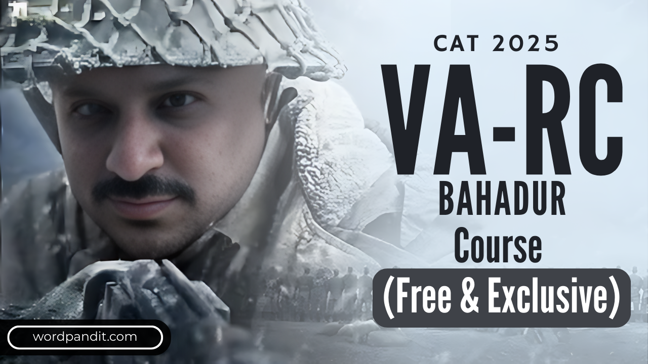 CAT VA-RC BAHADUR Course