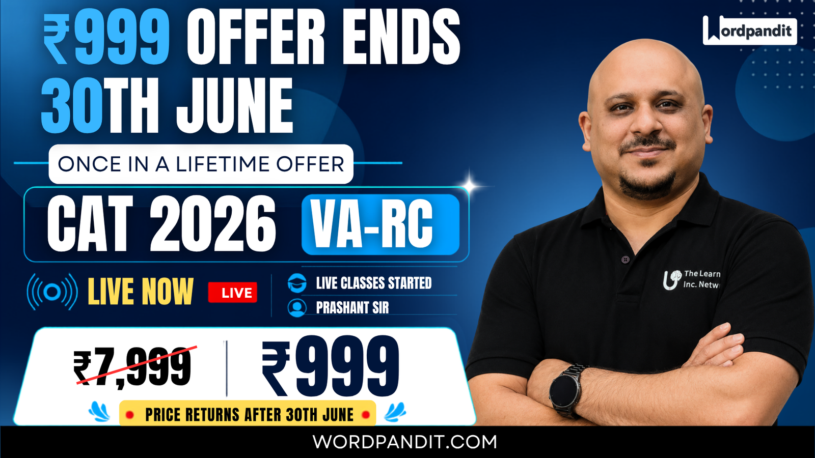 The Ultimate CAT-2026 VA-RC Course by Wordpandit